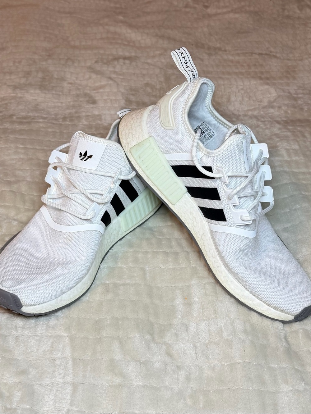 Adidas NMD_R1 Primeblue GZ9261 Cloud White Boost Sneakers Men’s 11 Athletic - Picture 11 of 14